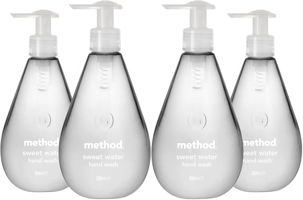 Method Sweet Water Hand Wash Gel 354ml 4 Pack