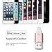 [Apple MFi Certified] USB 3.0 Flash Drive for iPhone iPad, GMYLE Mini External Storage Memory Expansion USB Stick with Lightning Connector (128GB) (Rose Gold)