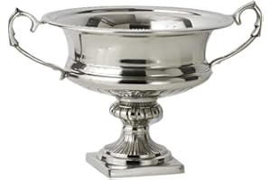 Serene Spaces Living Silver-Plated Trophy Flower Urn, Use for Home Decor, Event Centerpieces in 3 Sizes (Small - Pack of 1)