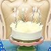 Spiral Birthday Candles Novel Candles Anniversary Candles Fun Primary Fashion Creative Colorful Coil Candle 4 Colors-pink blue yellow green, Pack of 16/set