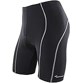 Sportneer Bike Shorts for Men- 4D Silicone Cushion Padding Lightweight Breathable and Moisture Absorbent for Cycling