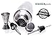 Cocktail Shaker Set - Professional Bartender Kit in a Luxury Bag, Martini Bar Mixed Build-in Strainer Jigger 2 Pourers and eBook with over 50 recipes - Barware Tools by SILVERgrade.
