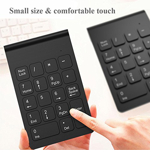 Numeric Keypad 2.4G Wireless Keyboard Mini Portable 18 Keys Number Pad