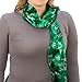 Purple Box Jewelry Christmas Scarf (Black Snowflake)