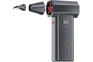 Snow Master Pro Led Turbo Blower, 130,000 RPM Portable Electric Blower, 6-Speed Adjustable for Fast Snow and Dust Removal, fo