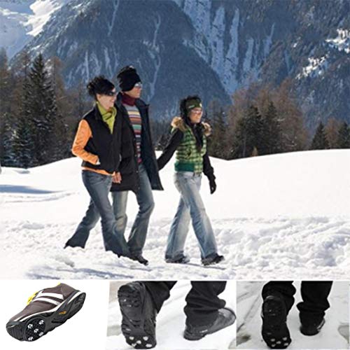 image for GreatGiftList Silicone Climbing Non-Slip Shoe Grip,Non-Slip Snow Cleat