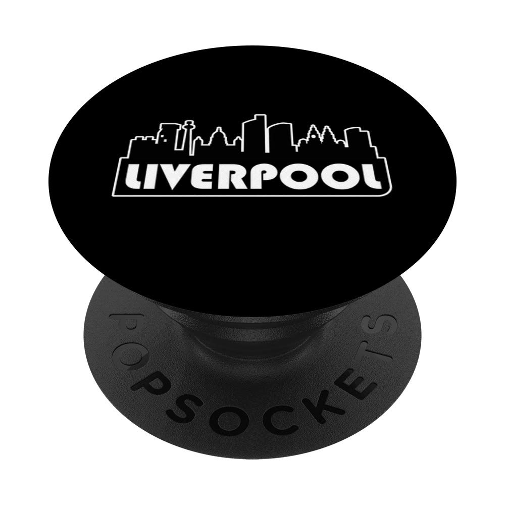 Liverpool City Skyline England PopSockets Swappable PopGrip