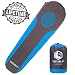 VENTURE 4TH Self Inflating Sleeping Pad - No Pump or Lung Power Required - Warm, Quiet and Supportive Mattress for a Comfortable Night's Sleep - Compact and Ultra Light Mat (Blue/Gray)