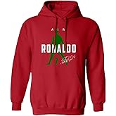 LES TRICOT Portugal Football Air Ronaldo 2022 World Soccer Fan Unisex Hooded Sweatshirt