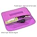 Wisdompro Faraday Bag, RFID Signal Blocking Bag Shielding Cage Pouch Wallet Case for Cell Phone Privacy Protection and Car Key FOB, Anti-Tracking, Anti-Spying Case Blocker - Purple
