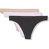 Calvin Klein Women's Bonded Flex Seamless 3-pack Mid Rise Thong