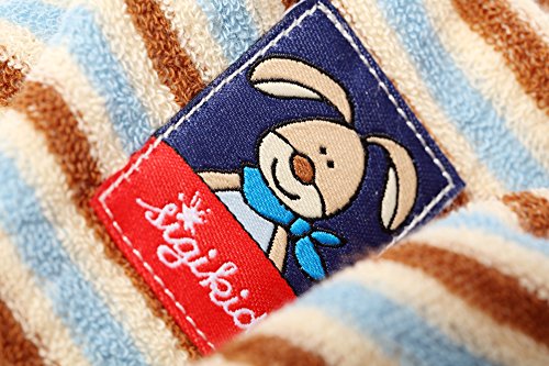 SIGIKID 47893 Schnuffeltuch Hase Semmel Bunny Mädchen und Jungen Babyspielzeug empfohlen ab Geburt blau/beige – Bild 6