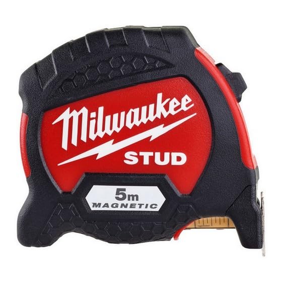 Milwaukee Stud Tape Measure 5 m 33 mm Wide GEN II 4932471626, multi-coloured