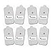 8 individual pads X-LARGE TENS Pads Electrodes with High Conductivity