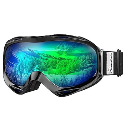 OutdoorMaster OTG Ski Goggles - Over Glasses Ski/Snowboard Goggles for Men, Women & Youth - 100% UV Protection