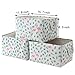 Tegance Storage Baskets Bins for Organizing, Foldable Sturdy Fabric Basket W/Handles, Large Rectangular Decorative Storage Basket for Shelves Nursery Closet Toy Blanket (3 Pack 15.7x11.8x8.3)