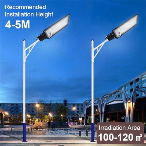 CREATESTAR LED Street Light for Outdoor 150 W, Cool White 6500 K, IP66 Waterproof Security Lighting for Garden, Patio, Paths
