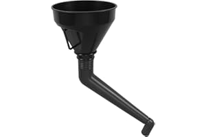 BEBEMOKO Wide Mouth Oil Funnel Flexible Extension Hose Strainer for Cars Motorcycles Trucks PP PE Material