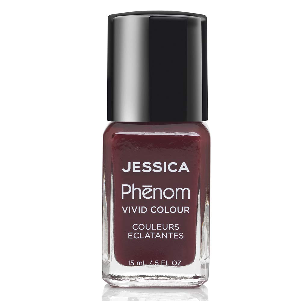 JESSICA | Phenom Vivid Colour Nail Polish | Long-lasting Gel-like Nail Polish without UV Lights coming in vivid & pigmented colours | Crown Jewel | 14 ml