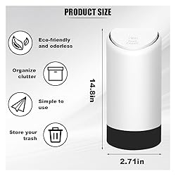Car Cup Holder Trash Can, Garbage Container Bin