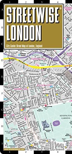 Streetwise London Map - Laminated City Center Street Map of London, England