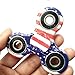 Fidget Spinner flag, Alled Hand Spinner Toy Stress Reducer, 1-3 Mins Spins Tri-Spinner Finger Toy Focus Toy Relieves ADHD EDC Anxiety for Adults and Kids with 2 Gift Nail File (Flag)