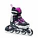 Rollerblade Girls Spitfire JR XTG 2016 Kids Skate, Black/Pink, Adjustable (11 J to 1)
