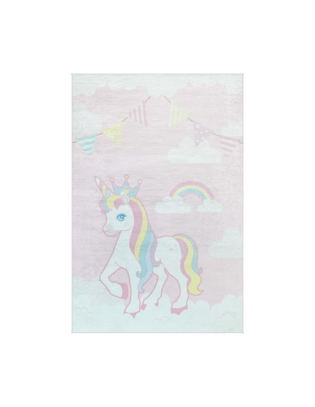 MANI TEXTILE TPS_ENF_LIC80 Rug, Polyester, Pink, 80_x_150_cm