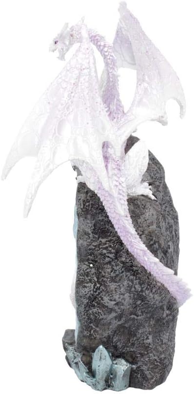 Nemesis Now Glacial Custodian 22cm Figurine White, Resin, Ice White, Light Blue - Image 3