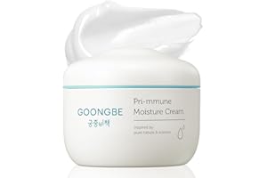 GOONGBE Pri-mmune Moisture Cream - Korean Baby Body Cream with Shea Butter - Hypoallergenic Gentle Daily Moisturizer for Dry Skin - Fast Absorbing, Naturally Derived Non-Sticky Cream, 6.1oz.