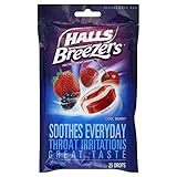 Halls Breezers Drops Cool Berry - 25 ct, Pack of 1