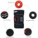 Toplus Professional Knee Support, Adjustable Strapping Knee Brace Breathable Neoprene Sleeve, Black