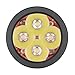 IceFox S41 4x Nichia 219B/ XP-G2 A6 1600LM Mini LED Flashlight