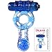 Vibrating Cock Ring for Male Penis Erection Enhancer for Stronger Orgasms with Vibrations for Clit Stimulation