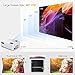 DBPOWER L21 Video Projector, 150 ANSI 720P Native Mini Projector Built-in Speakers with 170″ Display-50,000 Hours Home Movie Projector, Supporting 1080p HDMI/USB/SD/AV/VGA/TV/Laptop/Game/Smart Phonethumb 2