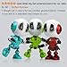 USA Toyz Toy Robots for Boys or Girls – Ditto Mini Talking Robots for Kids w/ Posable Body, LED Light Up Toys Interactive Voice Changer Robot Travel Toys (Fire Red)
