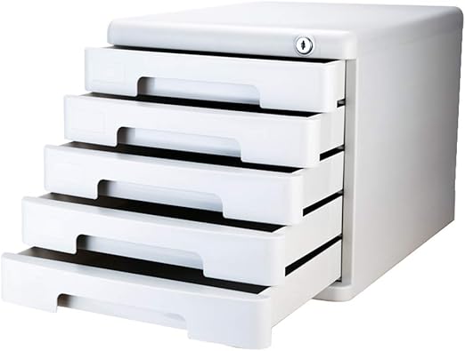 Amazon Com Flat File Cabinets File Cabinet Data Box Desktop Storage Box Plastic Desk Storage Box White Plastic A4 File Cabinet Drawer Stationery Debris Storage Box File Information Lateral File Cabinets Home Kitchen