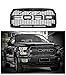 Raptor Style Grille For 2015-2017 Ford F-150 Front Grill Matte Black XL, XLT, Lariat, King Ranch, Platinum, Limited(WITH letters F & R)