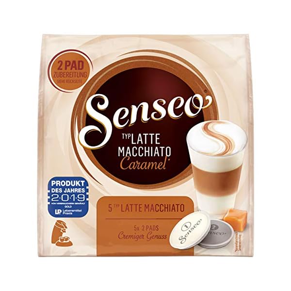 SENSEO Pads Typ Latte Macchiato Caramel Senseopads Kaffeepads 10x5 Getränke – Bild 3