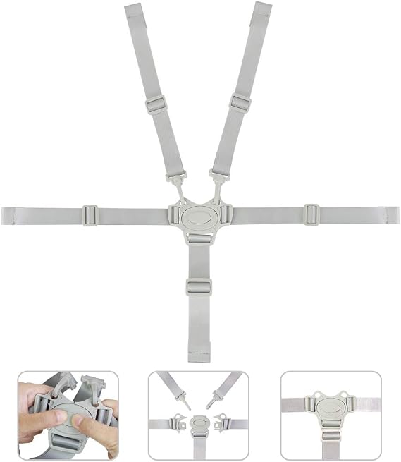 RMENOOR Baby Seat Belt 5 Point Harness Straps High Chair Harness