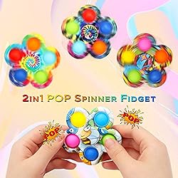 SoulLife 24 Pack Press Bubble Fidget Spinners