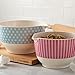 Cake Boss Countertop Accessories 2-Piece Melamine Mixing Bowl Set, Basic Pattern