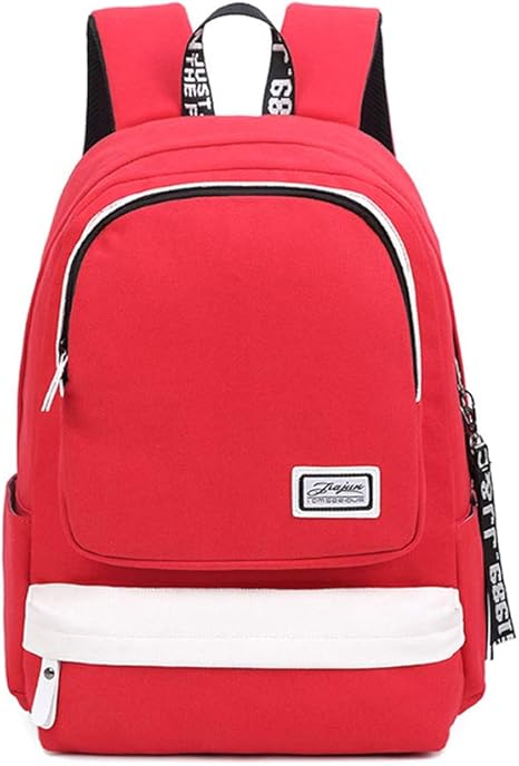 Amazon Co Jp 学生 バックパック スクールガール 女性 学生 韓国 新学期 大容量 ジュニア 高校生 旅行バッグ 31 13 44cm レッド ホーム キッチン