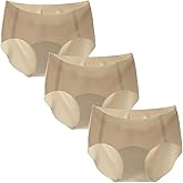 INNERSY Seamless Underwear for Women No Show Invisible Light Hipster Panties 3-Pack