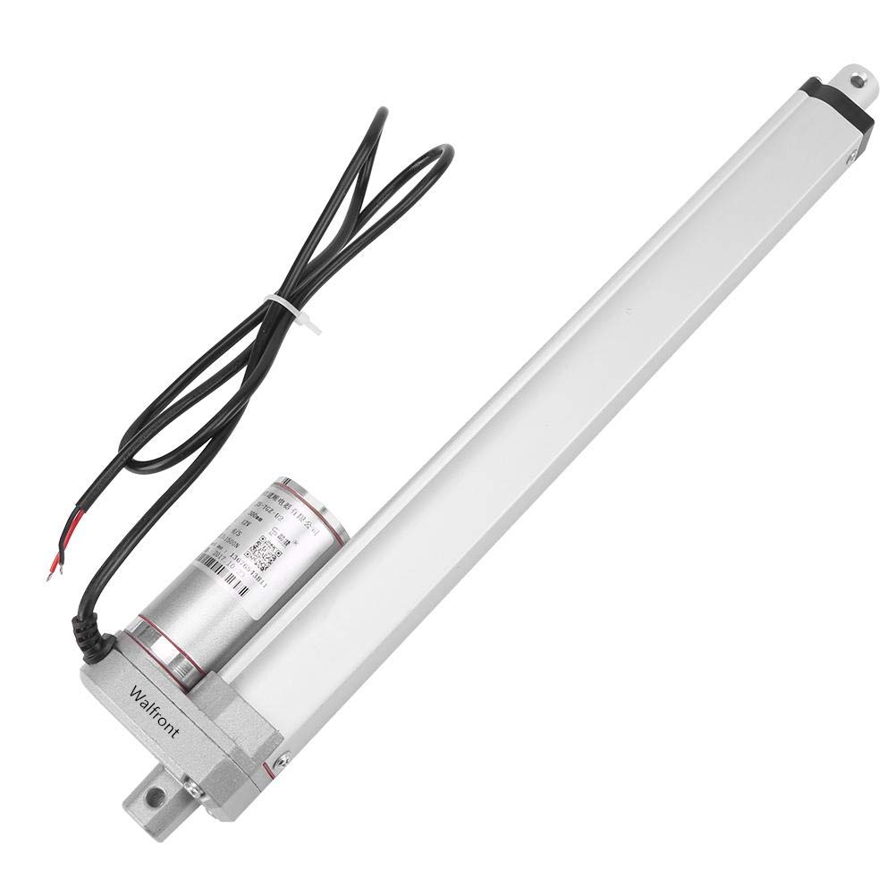 Multifunction 12v DC Small Electric Linear Actuator Cylinder Lift Stroke 50/100/150/250/300mm 140KG 310 Pound Maximum Heavy Duty Motor for Medical Automation(300mm)