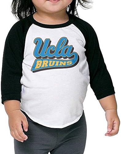 Kid's UCLA Bruins Toddler Child 3/4 Sleeves Raglan Tees 100% Cotton 5-6 Toddler