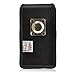 Turtleback Belt Case Made for Samsung Galaxy S5 Fits w/OB Defender or Bulky Cases, Black Vertical Holster Leather Pouch with Heavy Duty Rotating Ratcheting Belt Clip