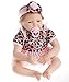 SanyDoll Reborn Baby Doll Soft Silicone 22inch 55cm Magnetic Lovely Lifelike Cute Lovely Baby Cute Leopard Baby Blue Eyes