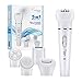 Codream 5 in 1 Beauty Tool Rechargable Wet and Dry Electric Hair Removal Epilator, Lady Shaver, Callus Remover, Face Cleansing Brush, and Facial Massager for Women