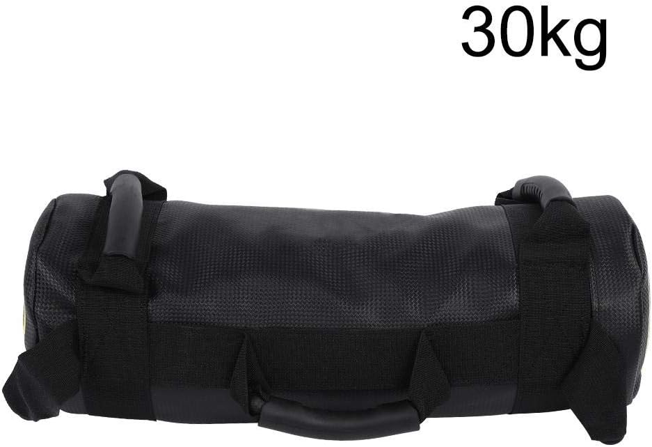 Sandbag Weight Training Power Bag, 30kg Adjustable Sand Bag Fitness Weightlifting Workout High Intensity Exercises Power Bag Heavy Duty Sandbag Lifting Bag with Handles